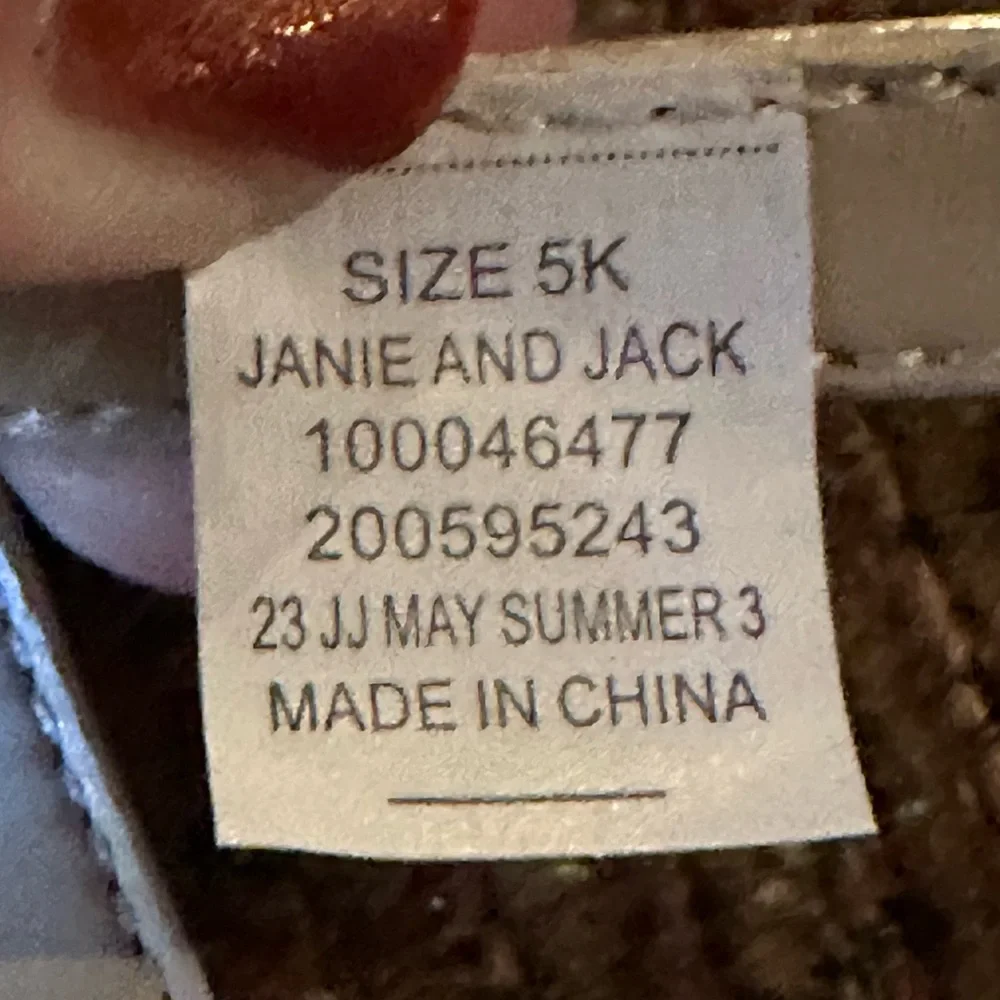 Janie and Jack new tags